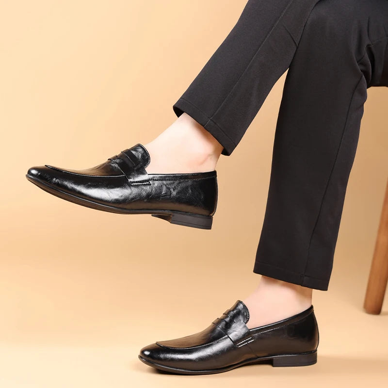Mocassins homme lisses, vue 4