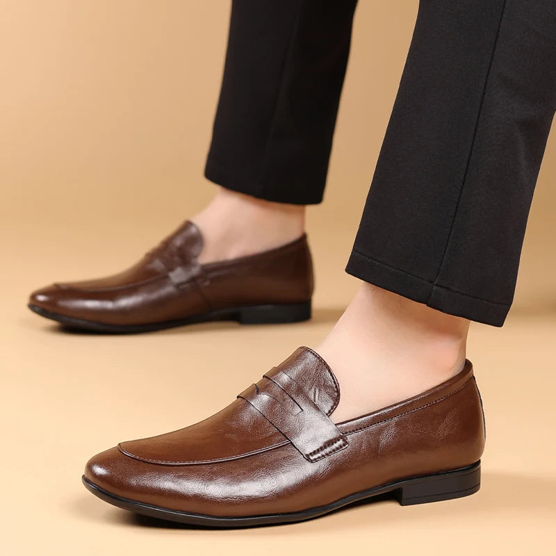 Mocassins homme lisses, vue 6