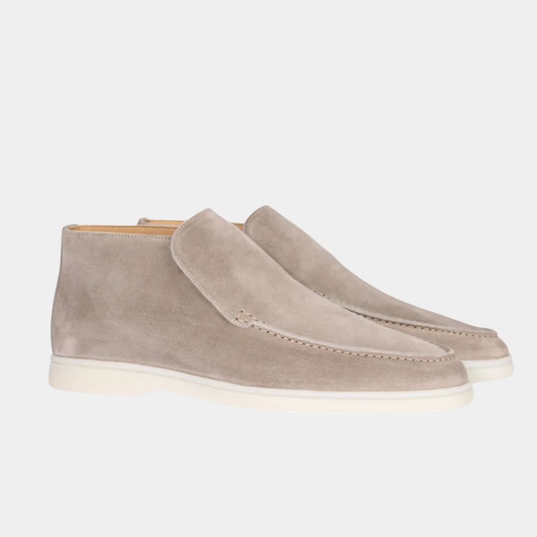 Mocassins homme montants, coloris Beige