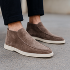 Mocassins homme montants à enfiler, coloris Marron