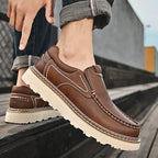 Mocassins homme semelle crantée, vue 4