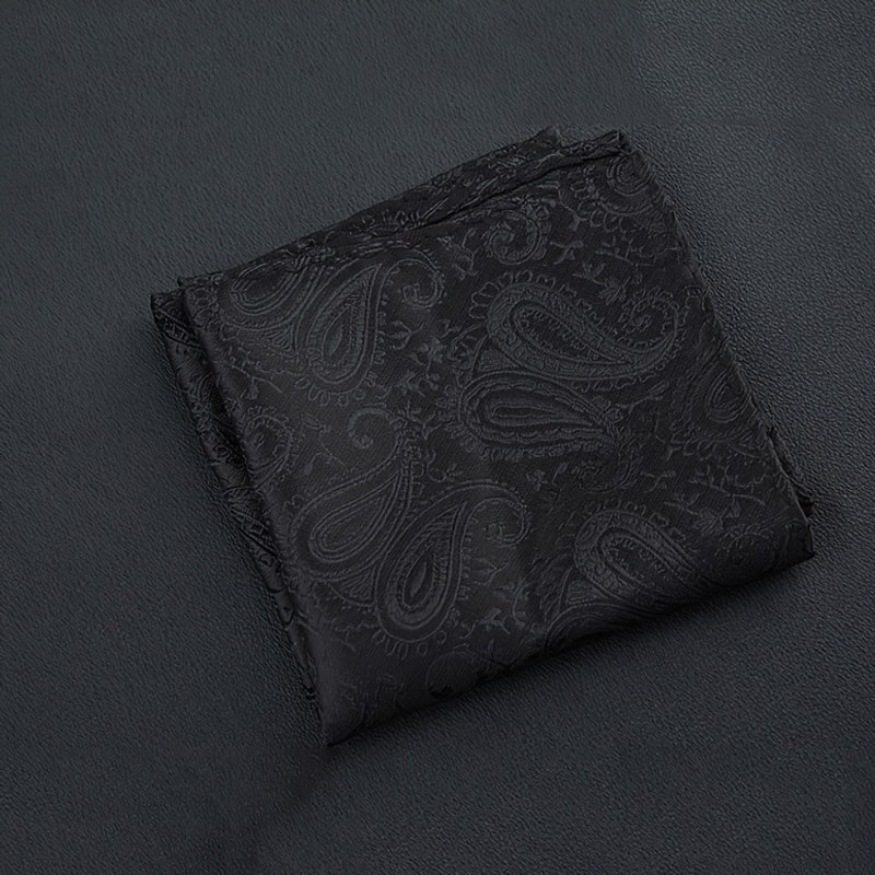 Mouchoir homme à rayures, coloris Noir