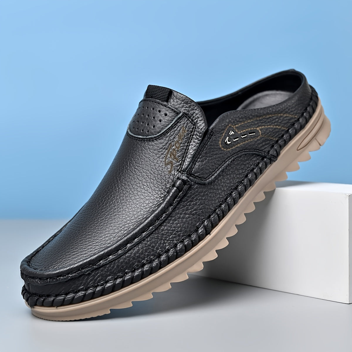 Mules homme à bout fermé, vue 5