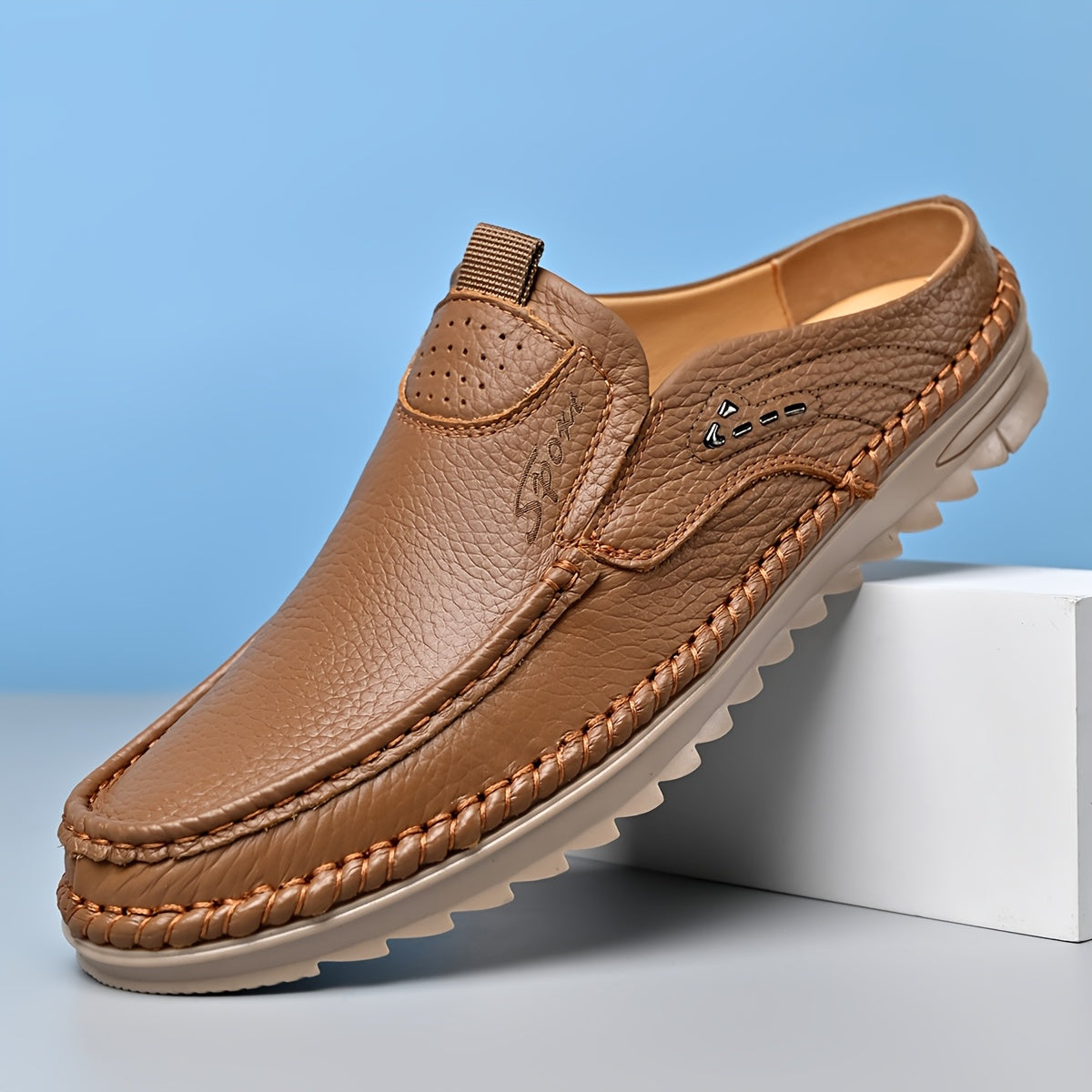 Mules homme à bout fermé, vue 6