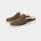 Mules homme mocassin, coloris Marron