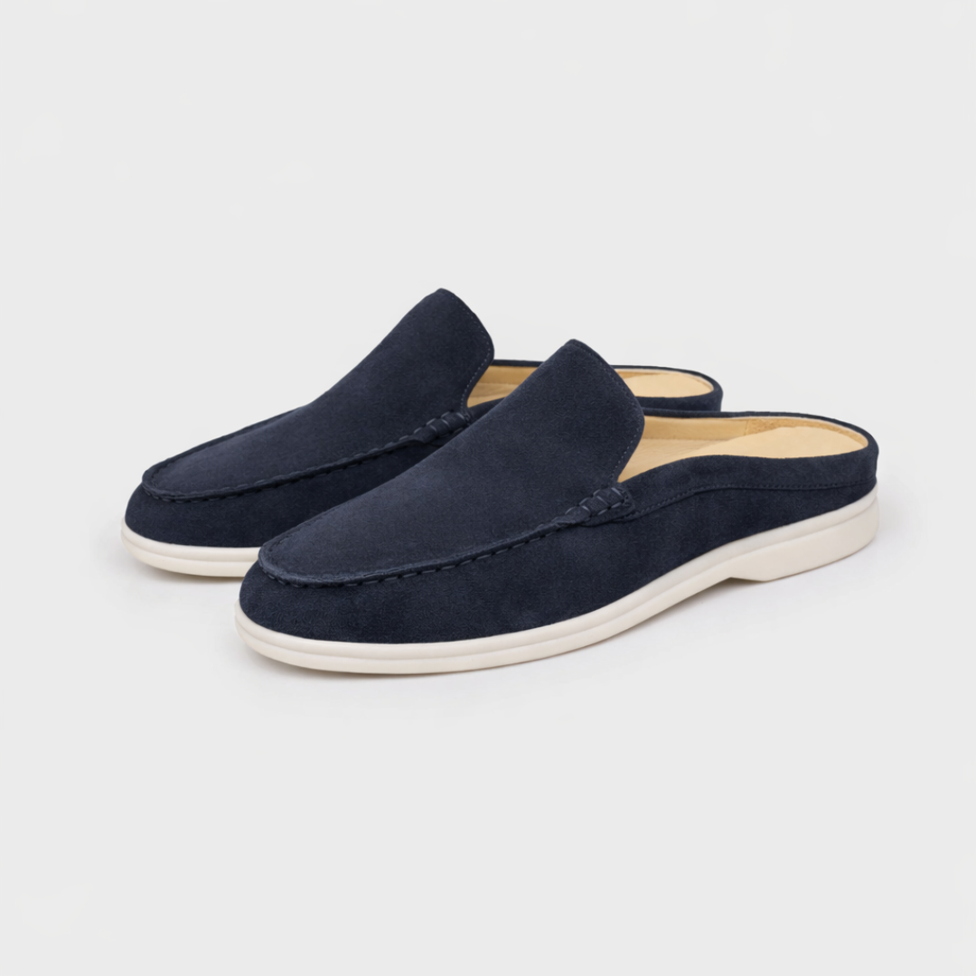 Mules homme mocassin, coloris Marine
