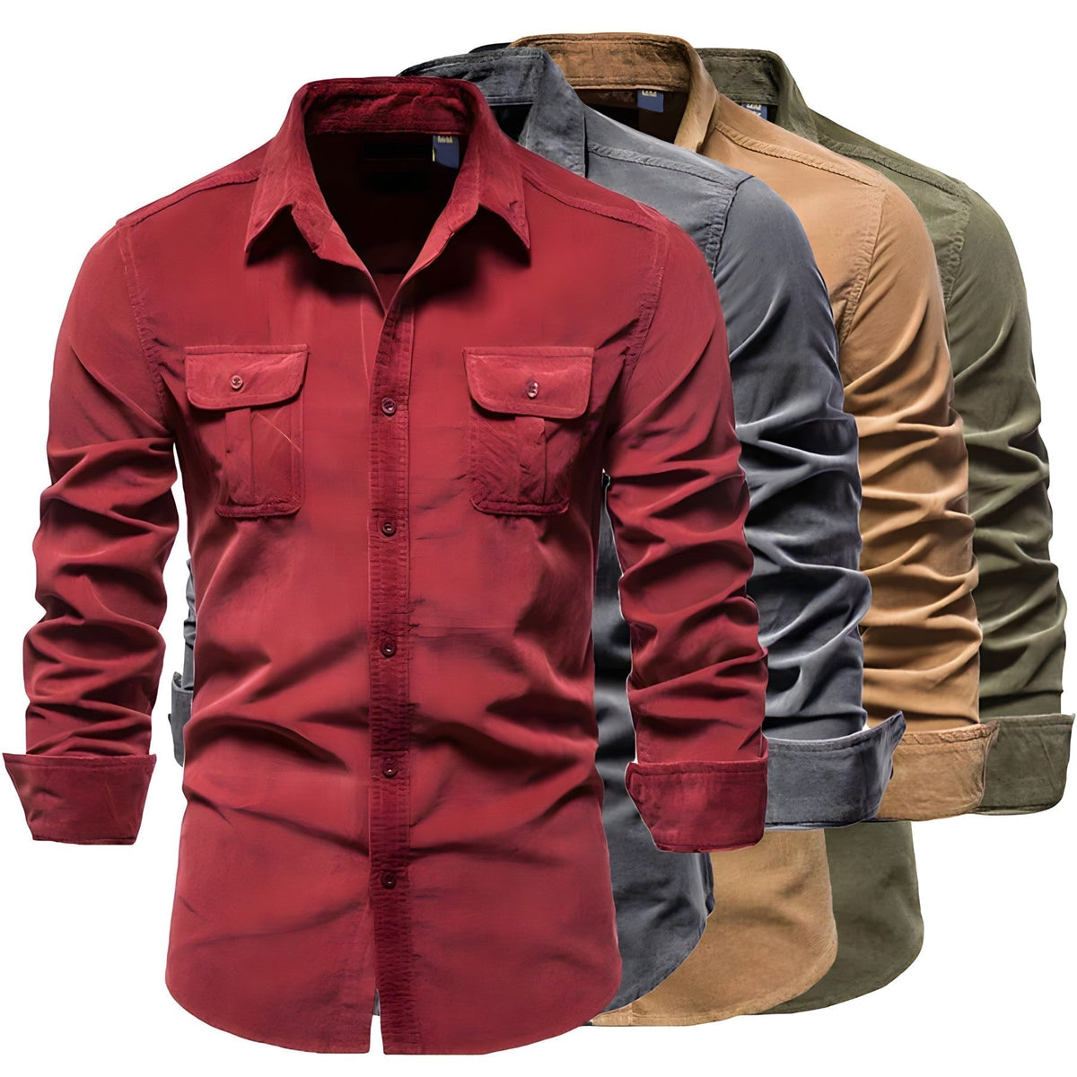 Chemise casual homme coton, vue principale