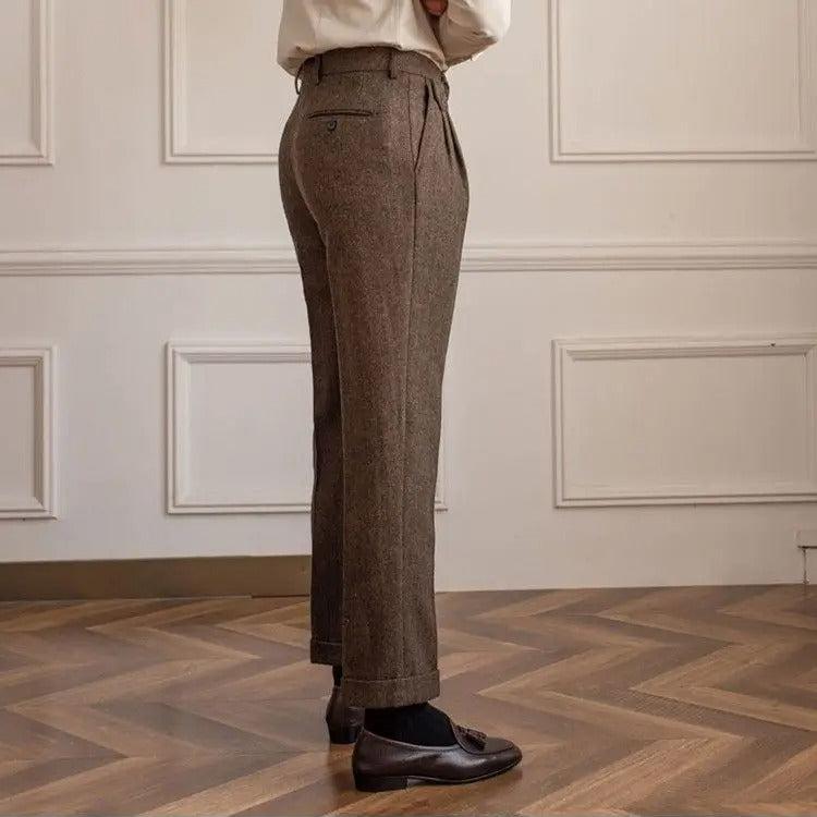 Pantalon homme à chevrons, vue 4