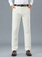 Pantalon homme droit, coloris Abricot