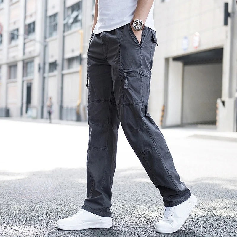 Pantalon homme poches latérales, coloris Gris foncé