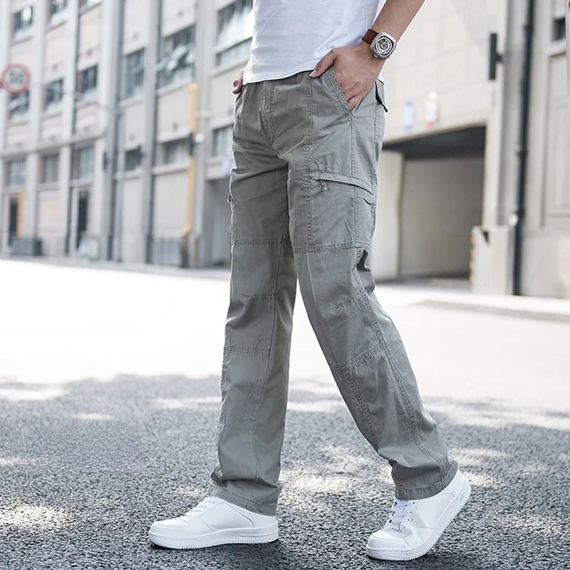 Pantalon homme poches latérales, coloris Gris