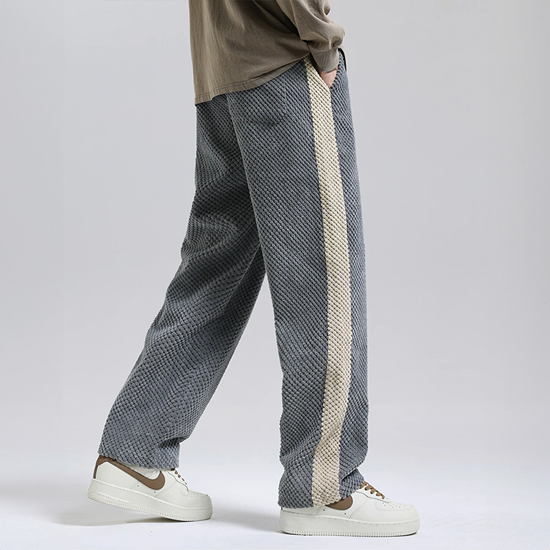 Pantalon homme texturé à cordon, vue 2