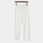 Pantalon homme à cordon, coloris Blanc