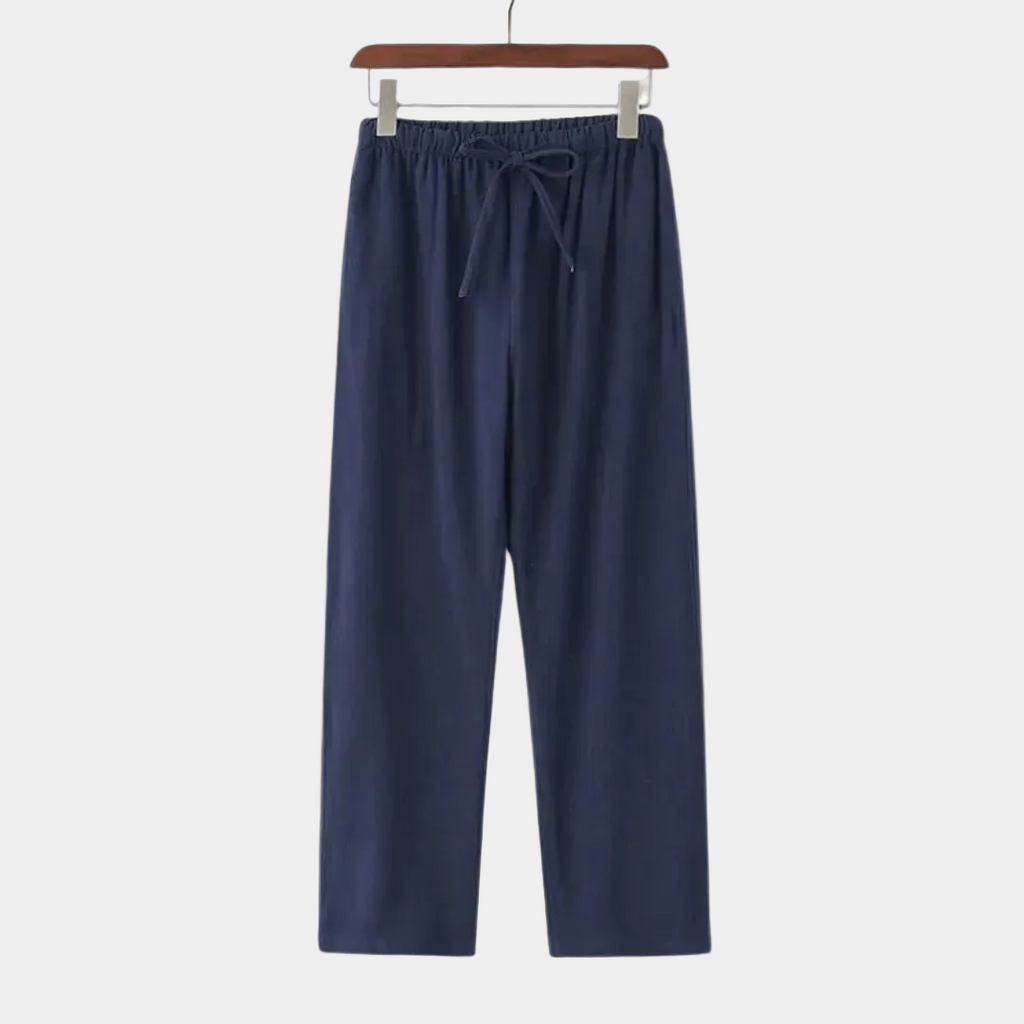 Pantalon homme à cordon, coloris Bleu