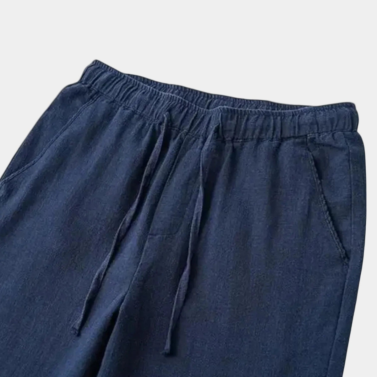Pantalon homme taille élastiquée cordon, vue 7