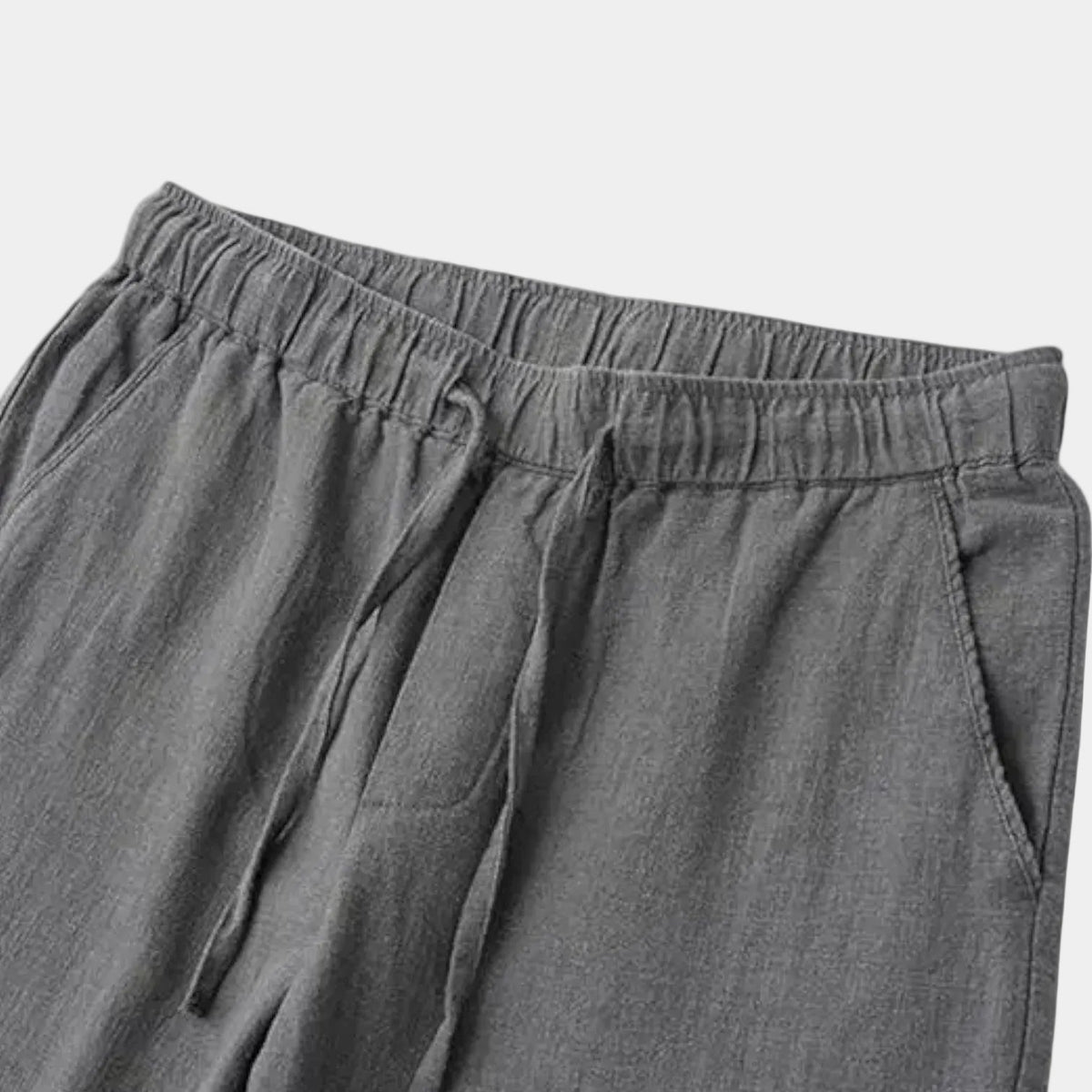 Pantalon homme taille élastiquée cordon, vue 6