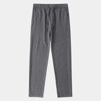 Pantalon homme taille élastiquée cordon, coloris Gris