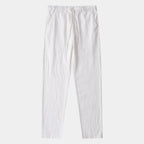 Pantalon homme taille élastiquée cordon, coloris Blanc