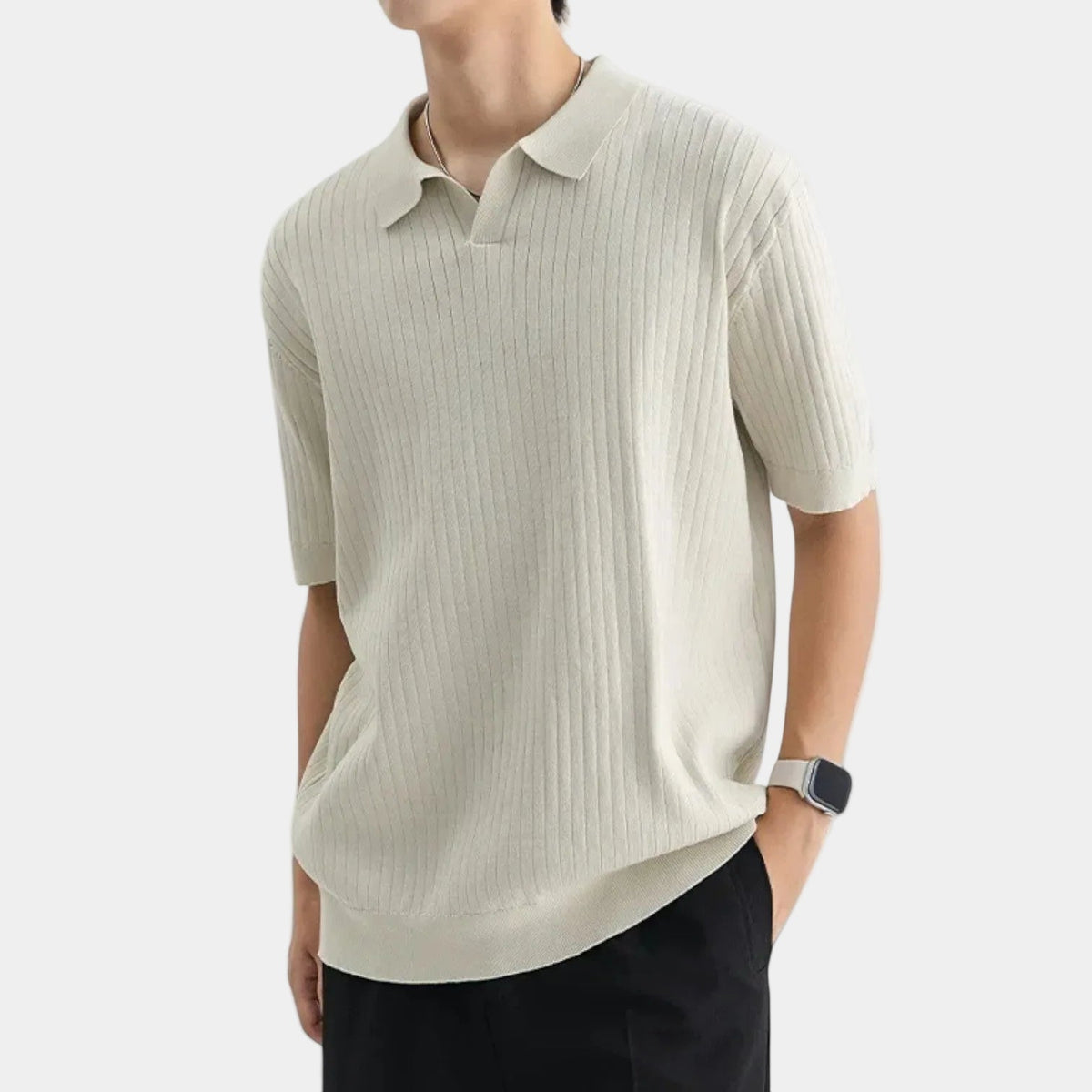 Polo homme côtel, vue 7