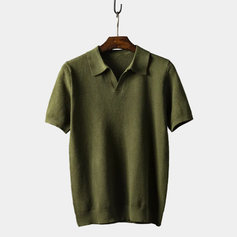 Polo homme col classique, coloris Vert