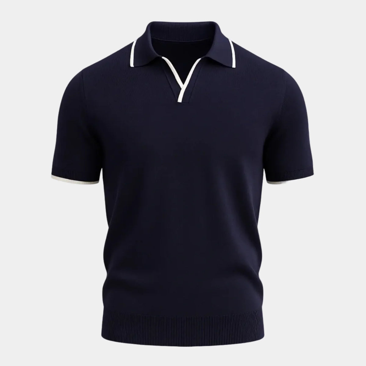 Polo homme col ouvert, vue principale