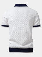 Polo homme maille texturée, vue 5