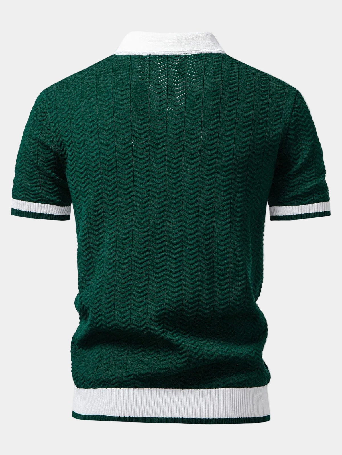 Polo homme maille texturée, vue 6