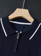 Polo homme maille verticale, vue 5