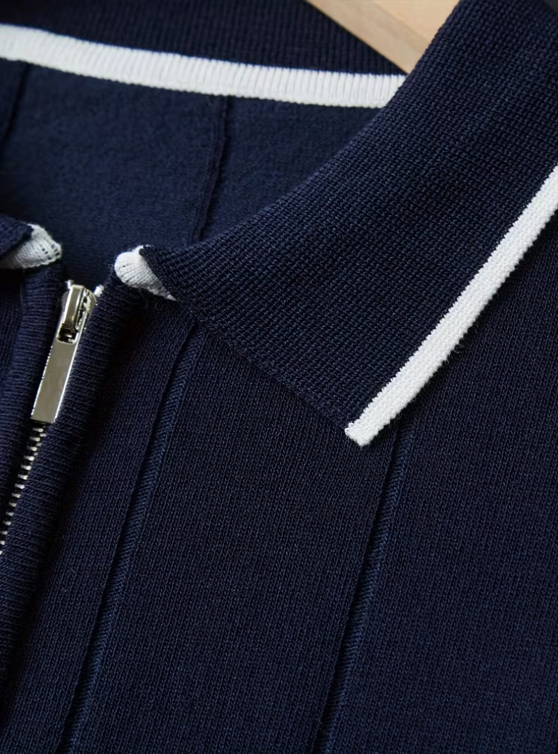 Polo homme maille verticale, vue 9