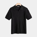 Polo homme manches courtes, coloris Noir