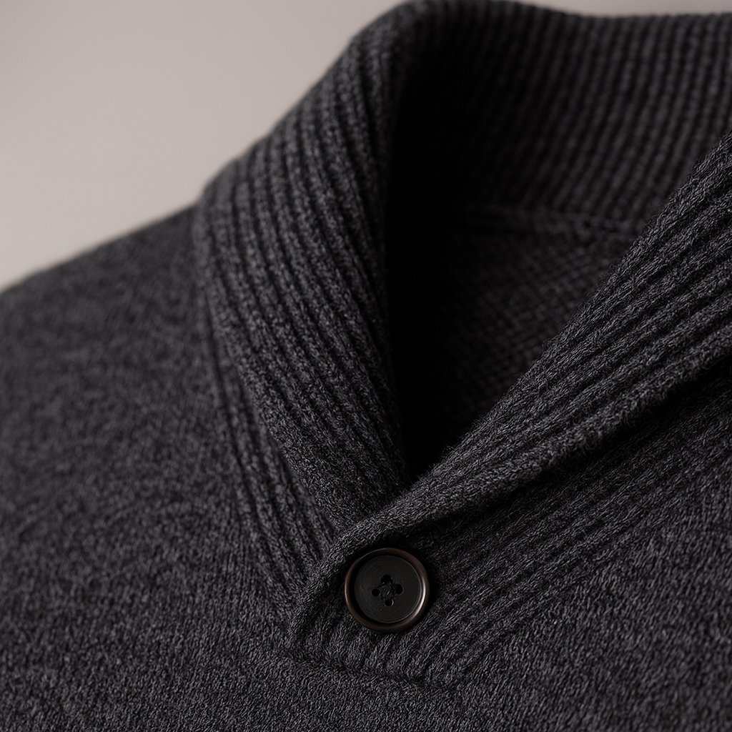 Pull homme col châle, vue 4