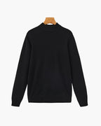 Pull homme manches longues, coloris Noir