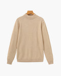 Pull homme manches longues, coloris Beige