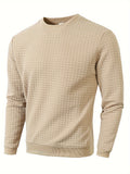 Pull homme texturé, coloris Kaki
