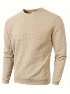 Pull homme texturé, coloris Kaki