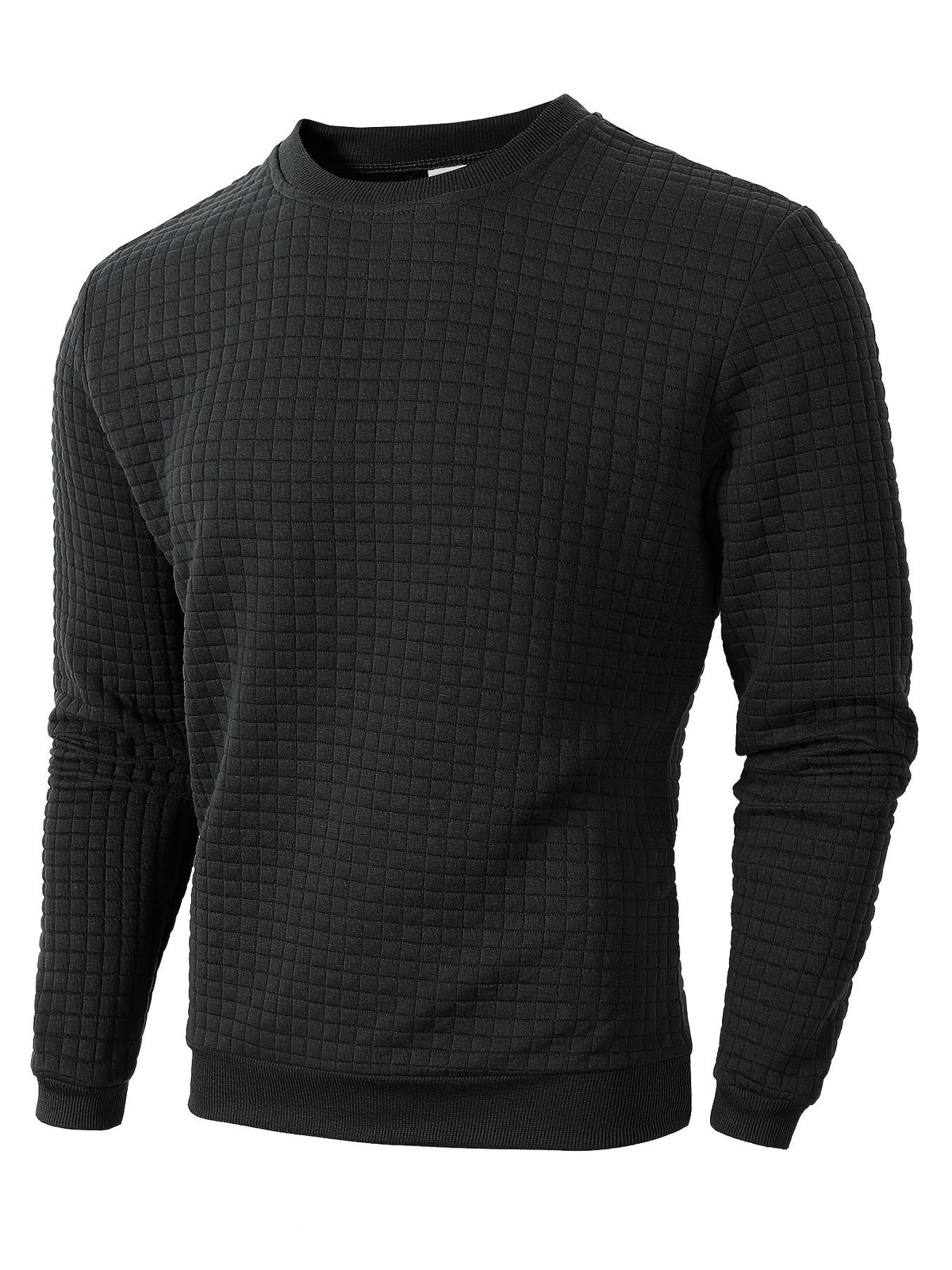 Pull homme texturé, coloris Noir