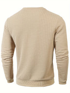 Pull homme texturé