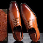 Richelieus homme bout droit, coloris Marron