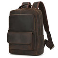 Sac à dos homme à rabat, coloris Marron foncé