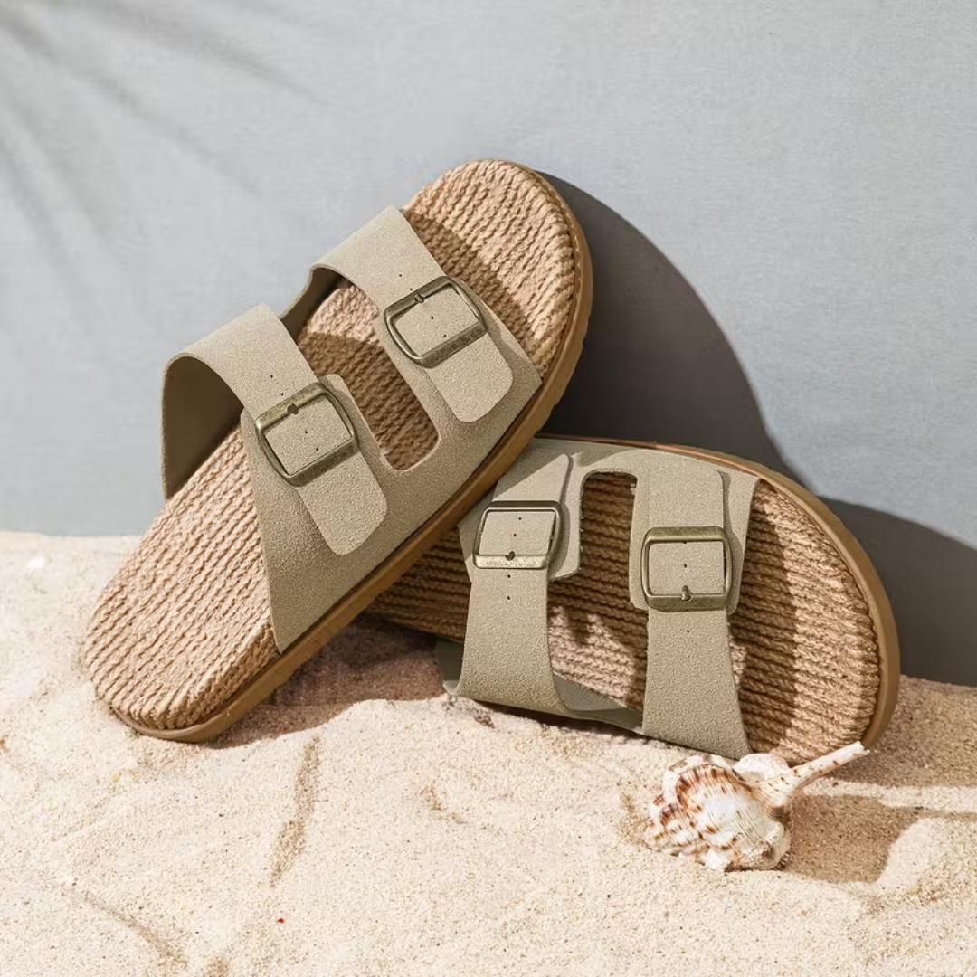 Sandales homme à doubles brides, vue 8