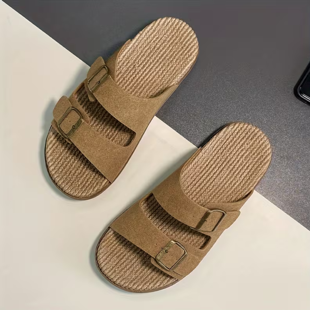 Sandales homme à doubles brides, vue 7