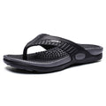 Sandales homme entre-doigts, coloris Noir