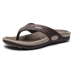 Sandales homme entre-doigts, coloris Kaki