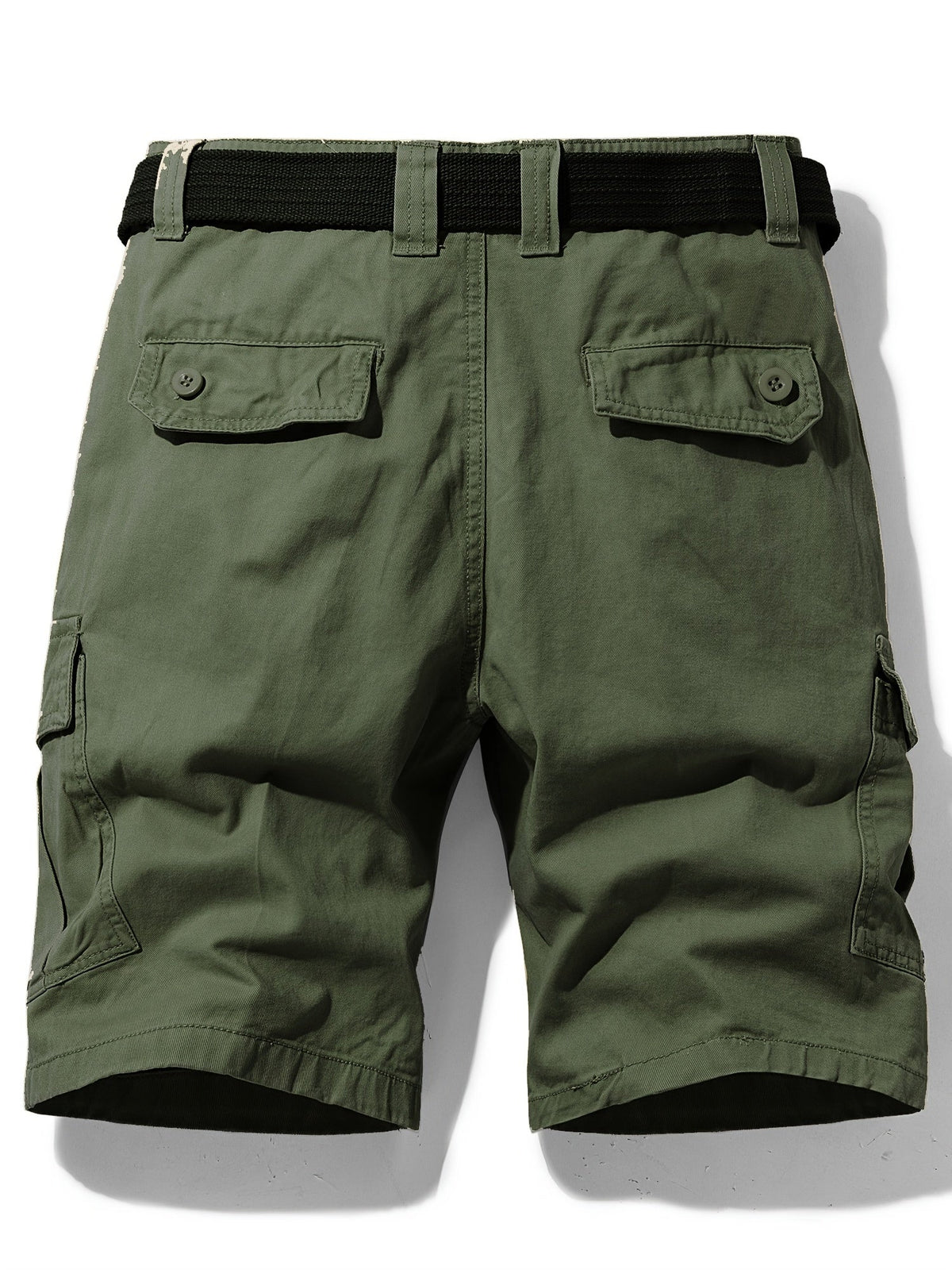 Short cargo homme ceinture intégrée, vue 6