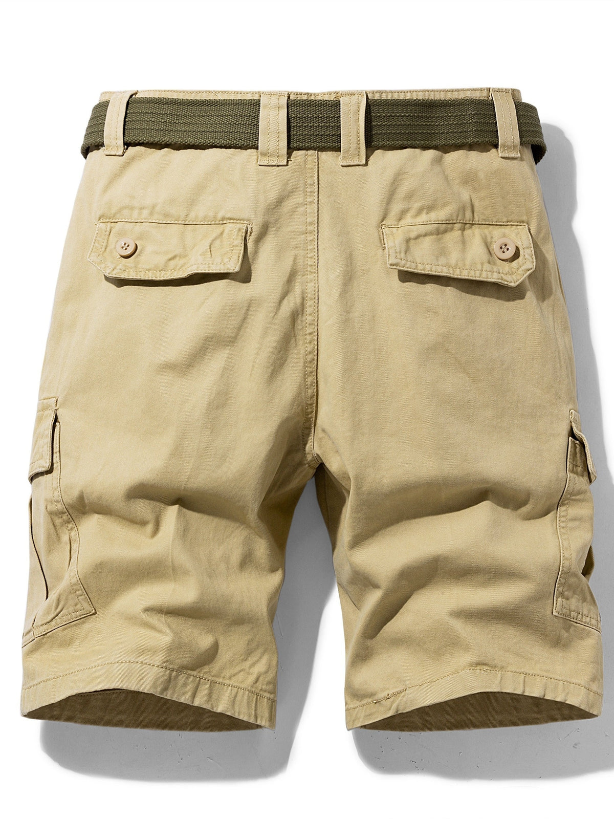 Short cargo homme ceinture intégrée, vue 7