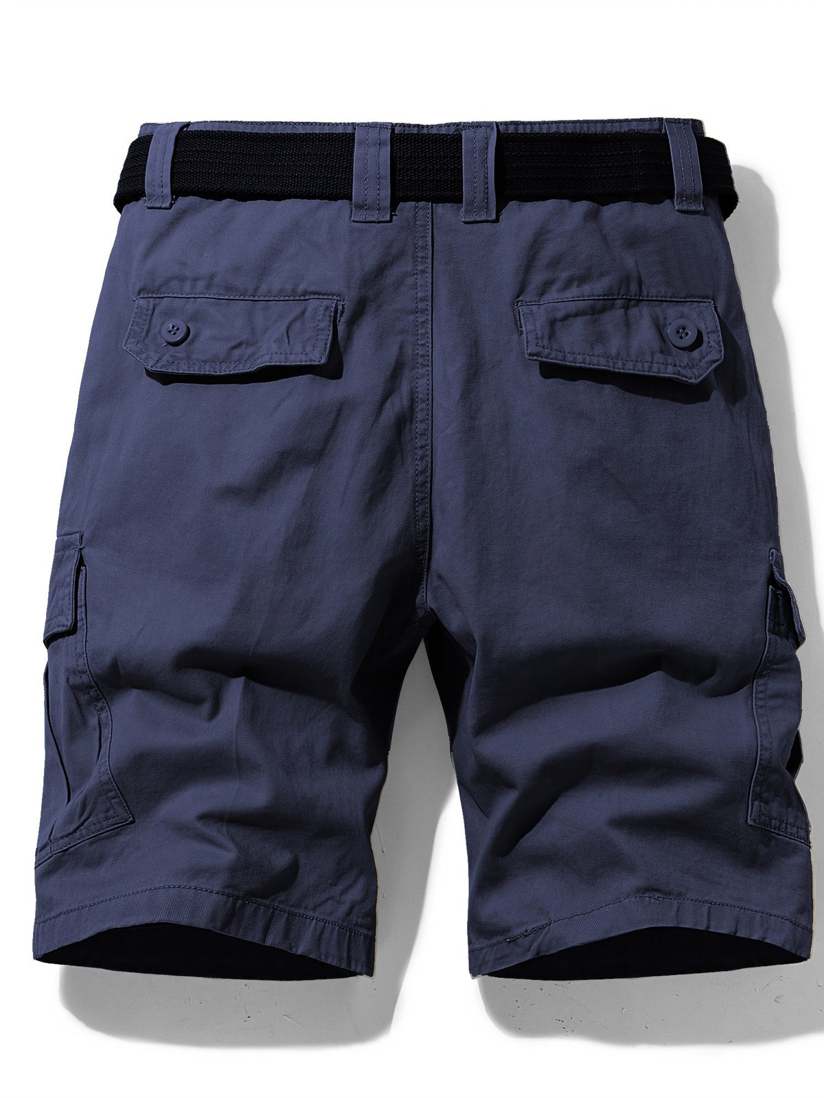 Short cargo homme ceinture intégrée, vue 8