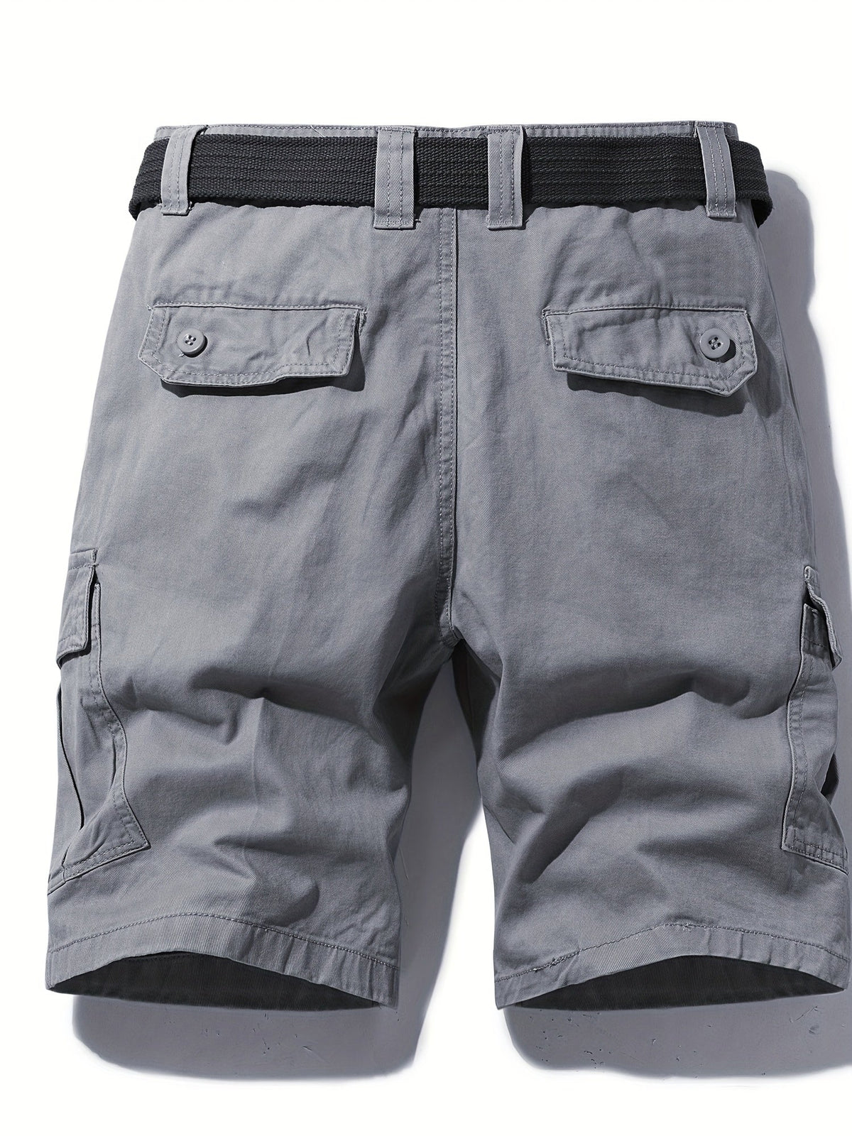 Short cargo homme ceinture intégrée, vue 9