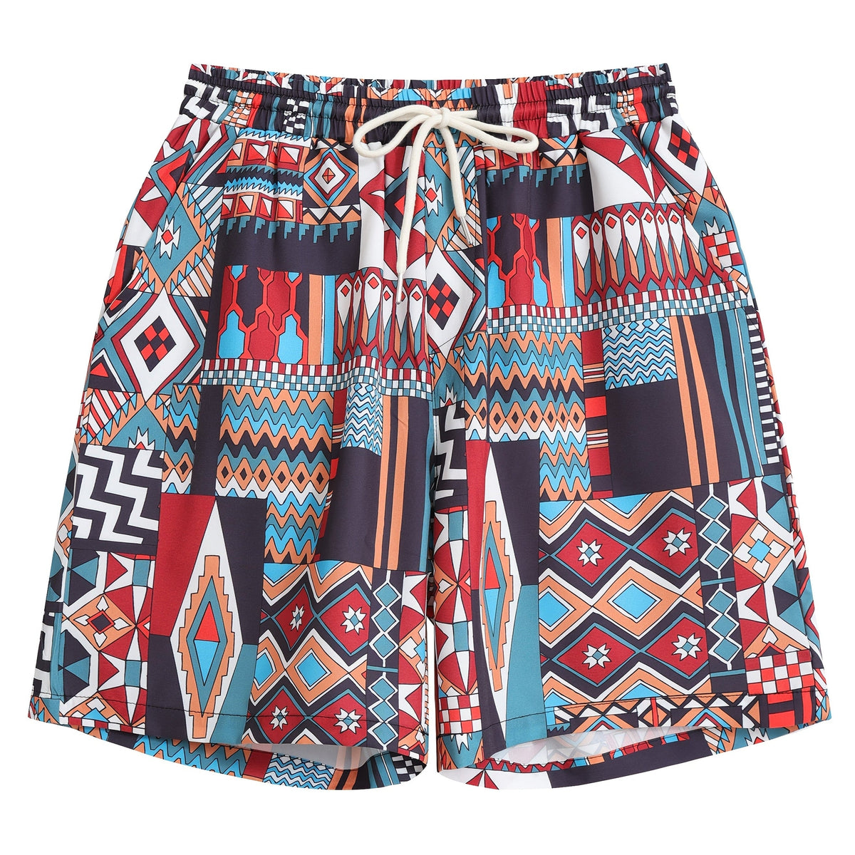 Short homme à carreaux, coloris Multicolore
