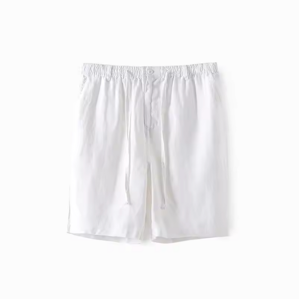 Short homme à cordon, coloris Blanc