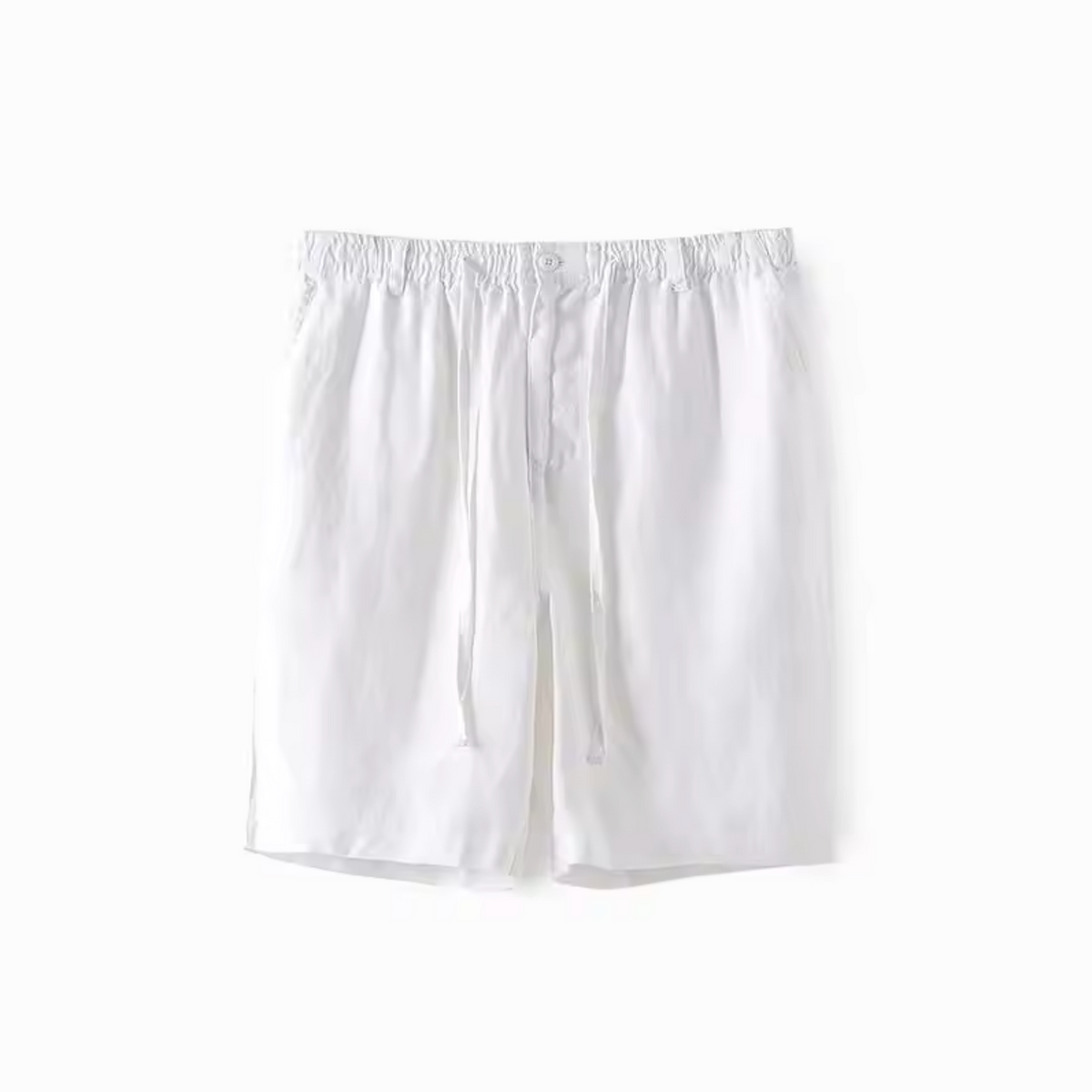 Short homme à cordon, coloris Blanc